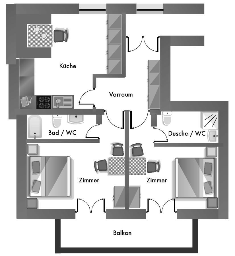 Appartement Kristall เทาพลิทซ์ ภายนอก รูปภาพ